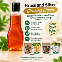 Brass & Silver Cleaning Liquid – 200 ml