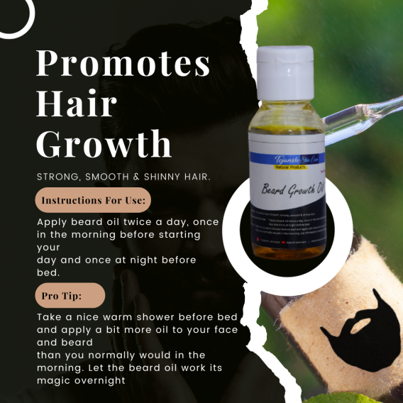 Beard growth oil