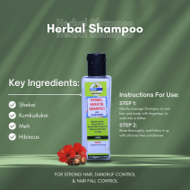 Herbal keratin shampoo with conditioner