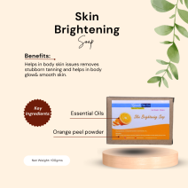 Skin Brightening soap(Orange)